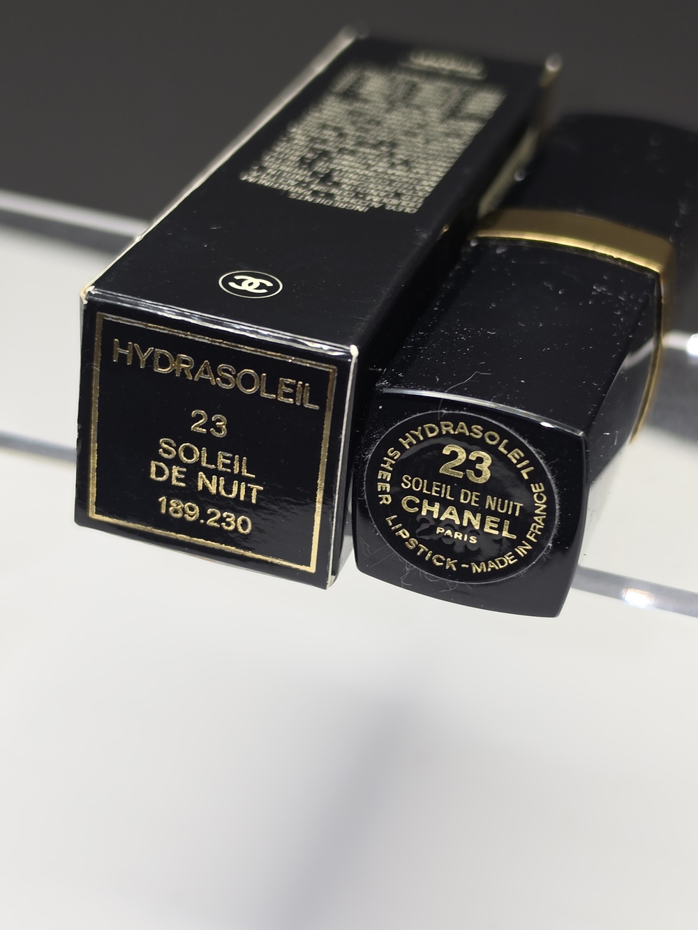 DISCONTINUED CHANEL Hydrasoleil Lipstick - "Soleil De Nuit" - Picture 2 of 5